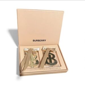 Burberry Gold Monogram Ornaments